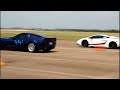 Check out the 2012 Texas Invitational, hosted by Texas Speed Syndicate. This video starts off at the 2nd round of King of the streets to see who has the fastest street car in the country. AMS has brought out their 1600hp Alpha Omega GTR, and UGR has multiple twin turbo R 1500hp Lambos playing the field. Watch to see who wins it all in a side by side racing that eliminates the slower car while the faster continues to the next round. Like this video and subscribe for more videos! ╔═╦╗╔╦╗╔═╦═╦╦╦╦╗╔═╗ ║╚╣║║║╚╣╚╣╔╣╔╣║╚╣═╣ ╠╗║╚╝║║╠╗║╚╣║║║║║═╣ ╚═╩══╩═╩═╩═╩╝╚╩═╩═╝ Check out www.TexasSupras.com for more videos, http proud sponsor of this event. www.TexasSpeedSyndicate.com hosted this great event. Cool Rolling Pic i.imgur.com Driving Procedure: Whether grudge racing, test and tune, or KOTS vehicles will be called to line up at the grid. Vehicles are ushered into a single file line and fed down the side of the airfield to the taxi lane where you pair up. From there vehicles are signaled to line up and burn out. Keep your eye on the traffic light. It will be red at this point. If you are ready to go give the starter a thumbs up. The light will change to yellow and at that point begin pacing to 60mph. Don't wait for the person next to you. Get up to 60mph and hold. We will have a 