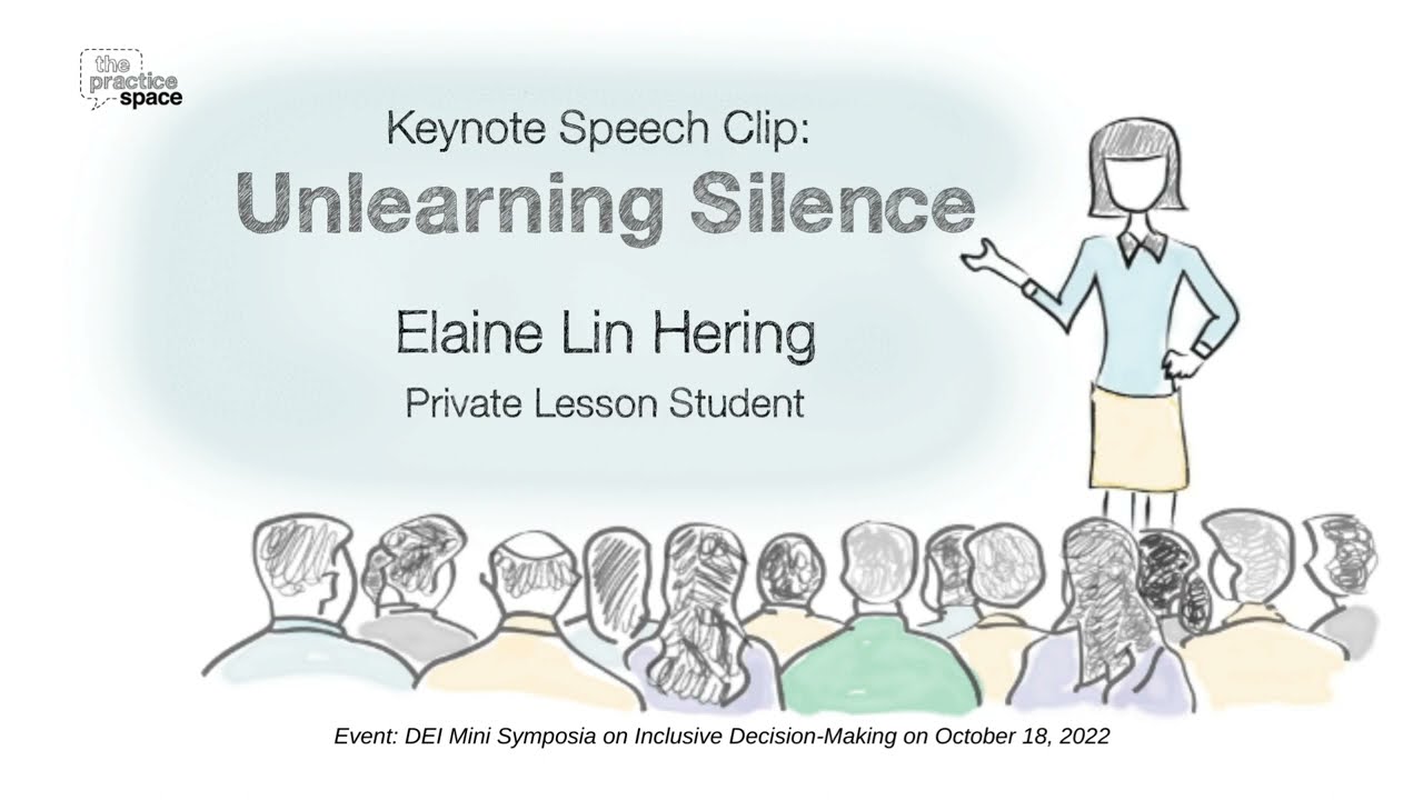 Keynote Speech Clip: Unlearning Silence