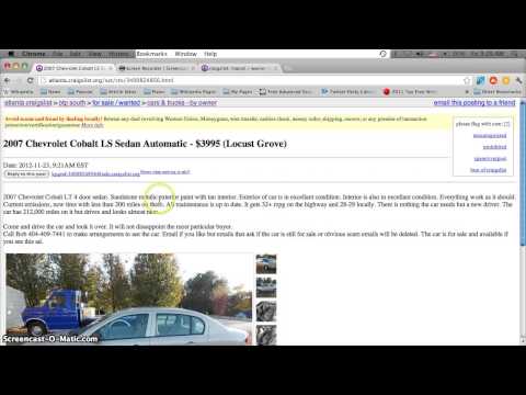 craigslist cars