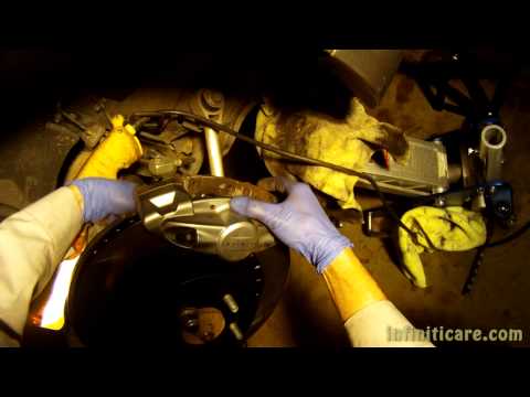 DIY: 2009 Infiniti G37 Complete Rear Brake Job (Akebono BBK)