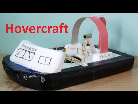 How to make a mini hovercraft at home