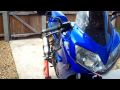 Carlos' modified Honda CBR 125 with Arrow Exhaust NO baffle.