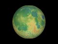 Lunar Topography in False Color