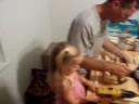 Zoe helping Dad