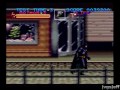gameplay video of batman returns for super nintendo (snes). i play through the first stage of the game. it's primarily a final fight style beat-'em-up, although there is a batmobile level later in the game. batman games in general don't get much respect, but this is really a great game. i particularly like how many ways you can attack enemies. it's not just punches and kicks. you can head butt enemies, you can grab two of them and smash their heads together, you can throw them against the wall, you can throw batarangs at them, destroy them with exploding test tubes, and more. my snes game reviews: www.jvgs.net jeff's video game site: www.jvgs.net facebook www.facebook.com twitter: www.twitter.com