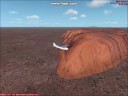 In volo verso Ayers Rock Australia