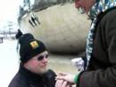 my brother wally proposing to his girlfriend patty. =)

i mean his finance. =)

taken next to the infamous bean in chicago

it is very hard to hear, sorry! =(