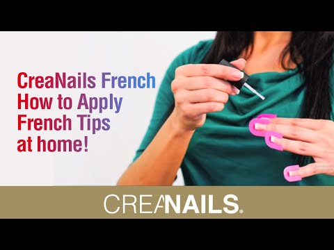 how to apply french manicure