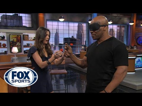 Mike Tyson Throws Darts...Blindfolded (WATCH)