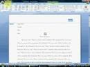Setting your essay to MLA format in Word 2007