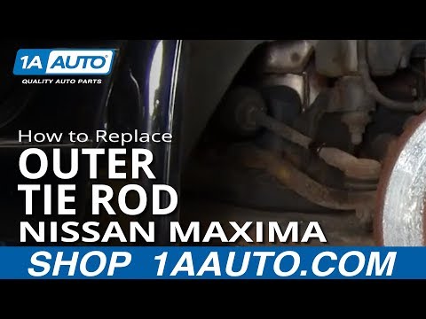 How To Install Replace Worn Outer Tie Rod 1995-08 Nissan Maxima