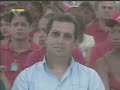 (02/06/2006) el presidente ch�vez realiz�, este viernes, el vaciado de la primera columna y dej� colocada la piedra fundacional del proyecto habitacional que beneficiar� a m�s de 500 familias en el sector el manguito. de esta manera, arrancaron 15 frentes de trabajo que permitir�n la construcci�n de nueve mil 800 viviendas, con la inversi�n de 1,4 billones de bol�vares. el proyecto comprende el desarrollo de 26 urbanismos y la consolidaci�n de 17 mil unidades habitacionales.