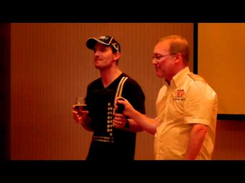 Colin Edwards - Colin was our 'mystery guest speaker' at out Friday opening party in Sepang. We had a packed crowd of 160 guests whom Colin entertained in his imitable style...