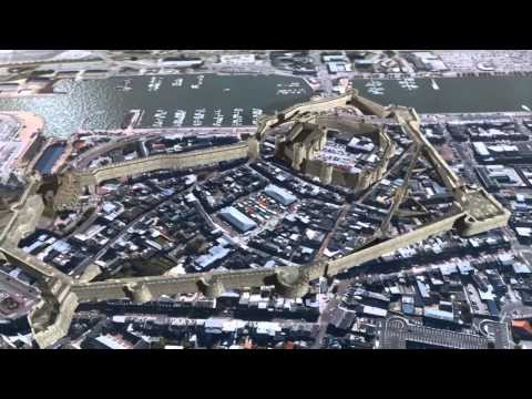 cherbourg - Découvrez le Château de Cherbourg - aujourd'hui disparu - tel qu'il était au XVIIème siècle, grâce à une application, destinée aux smartphones et tablettes n...