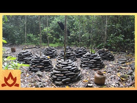 Primitive Technology: Stone Yam planters