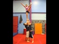 Cheer Stunts - Full-up, Heel Stretch, Double down