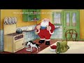 Father Christmas eats a Kit Kat