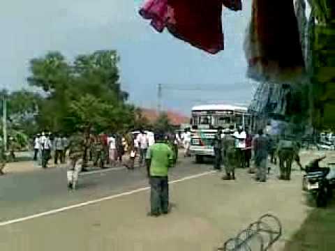 HUKANAWA - 10.12.09 Madurankuli road accident and characters exposed by OIC Rajapaksa of Mundel police There was a road accident in Madurankuli junction on 10.12.09. Th...