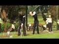 gabriel aubry golf swing driving range maybach charity tournament at riviera cc