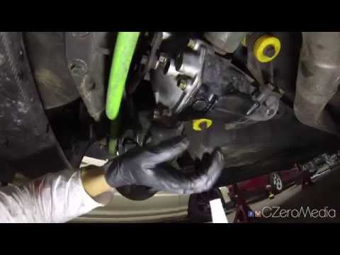 how to change transmission oil evo x