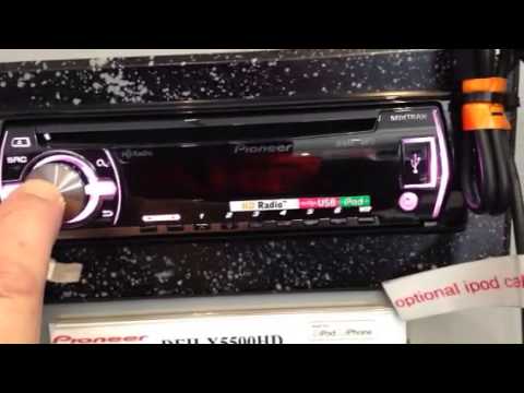 how to set a clock on a pioneer cd player