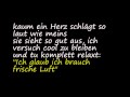 Clueso - Frische Luft (Live mit Lyrics)