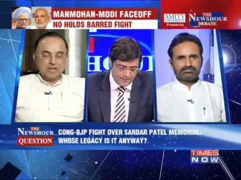 newshour - In a debate moderated by TIMES NOW's Editor-in-Chief Arnab Goswami, panelists -- Subramanian Swamy, Leader, BJP; Ram Madhav, Spokesperson & National Executiv...