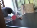 Jugando Pin pong con ChaMa