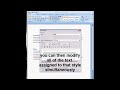 HOW TO: use styles in MS Word 2007 HOW TO: use styles in MS Word 2007