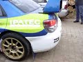 Rally Hannut 2008 Start OF Subaru Imprezza