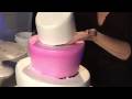 Three-Tier Whimsical Wedding Cake Design : Wedding Cake: Snap Top Tier Into Middle Tier