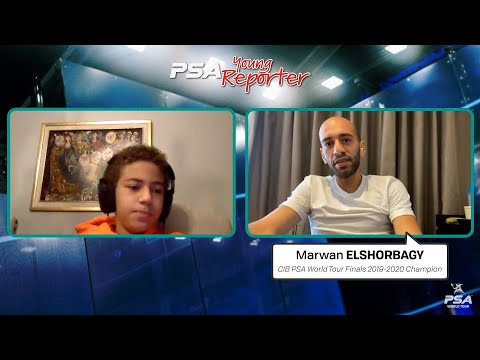 Squash: PSA Young Reporter Meets... Marwan ElShorbagy