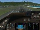 Boeing 747-400 KLM landing at St. Maarten