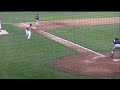 Tyler Runkle brings in a run with an RBI single in the fifth.