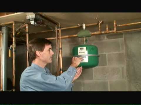 how to drain boiler expansion tank