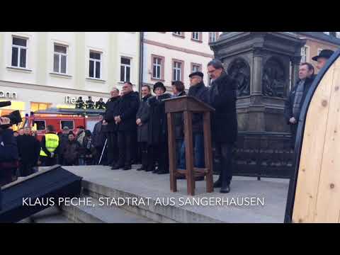 Eisleben: Protestaktion zum Politischen Aschermittw ...