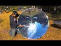 PARABOLIC MIRROR 56\" PARABOLOID SOLAR POWER STEAM GENERATOR Concave Mirror Solar Collector PARABOLIC MIRROR 56\" PARABOLOID SOLAR POWER STEAM GENERATOR Concave Mirror Solar Collector
