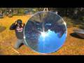 PARABOLIC MIRROR 56 PARABOLOID SOLAR POWER STEAM GENERATOR Concave Mirror Solar Collector