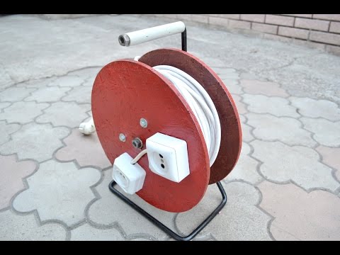 Катушка для удлинителя электрического своими руками Катушка для удлинителя электрического своими руками