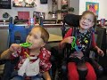 Josiah & Natalia at Josaih's 10th birthday party Patau syndrome