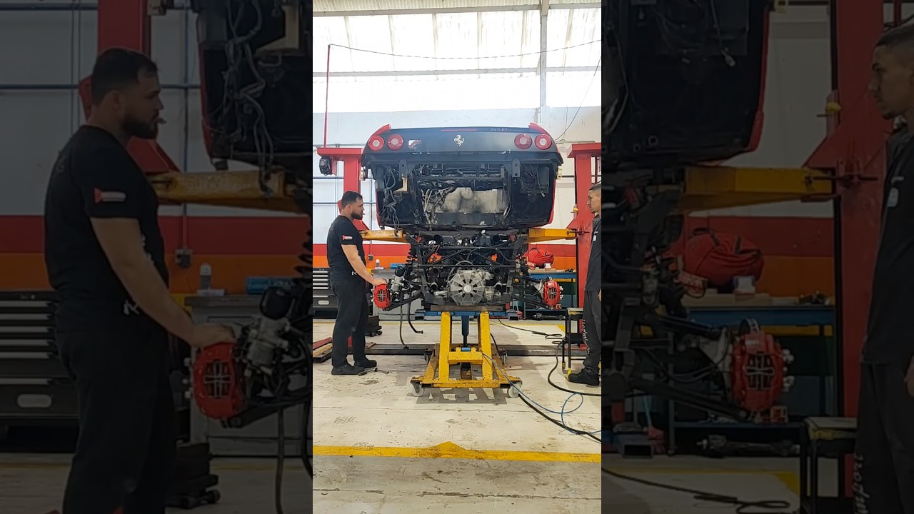 Removendo Motor Ferrari 355 🔥👊🏻