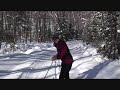 Arrowhead Provincial Park CrossCountry ski trail Huntsville Ontario Canada