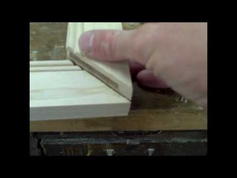 making doors - Two different methods to make mitered cabinet doors for your kitchen.