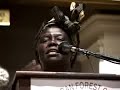 nobel peace laureate dr. wangari maathai at faneuil hall in boston. she is the leader of the green belt movement and has assisted women in planting more than 40 million trees on their farms, schools and church compounds, while she served in the national council of women.