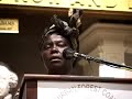 nobel peace laureate dr. wangari maathai at faneuil hall in boston. she is the leader of the green belt movement and has assisted women in planting more than 40 million trees on their farms, schools and church compounds, while she served in the national council of women.