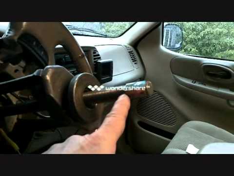 1997 to 2004 F150 air bag, steering wheel removal and multi switch replacement.wmv