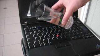 Water Test Of Working Thinkpad T60