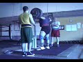 Jim Pope Raw powerlifting squat training 465x5  5-25-08