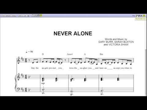 never alone by jim brickman piano sheet music teaser on youzeek com never alone piano sheet music