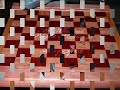 Making of a chess board.